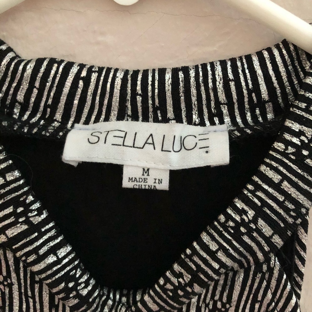 Box 1, Stella Luce Metallic Crop Top - Picture 5 of 5